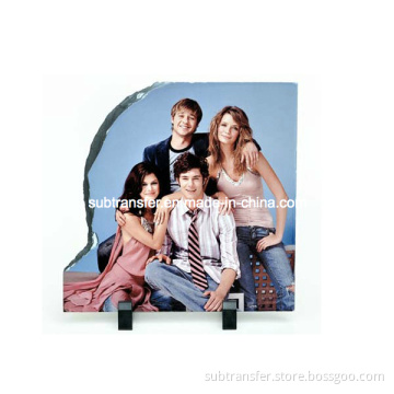 Printable Sublimation Photo Slate/Rocks-Left Shed-Shaped Stone (Large)